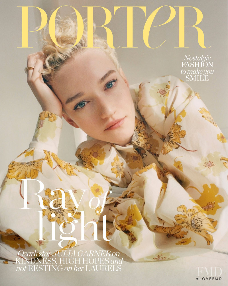Julia Garner featured on the Porter cover from March 2020