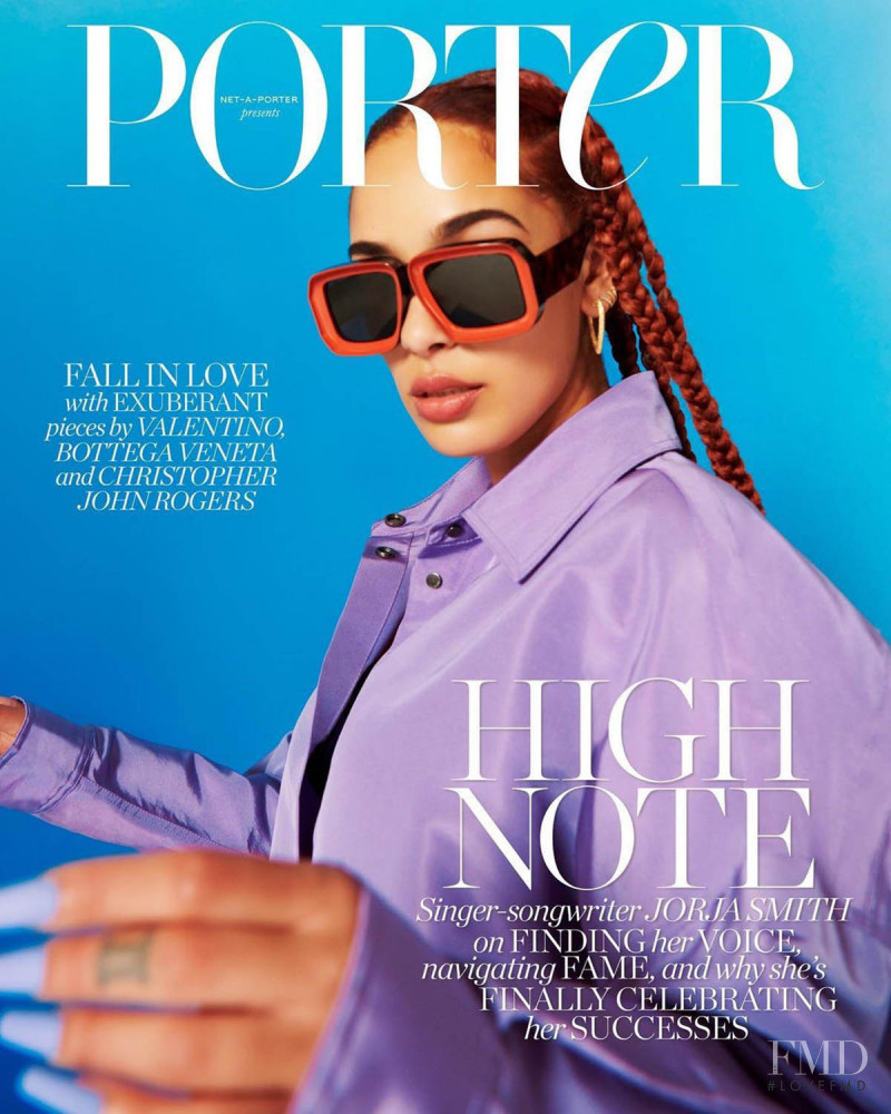 Jorja Smith featured on the Porter cover from May 2021