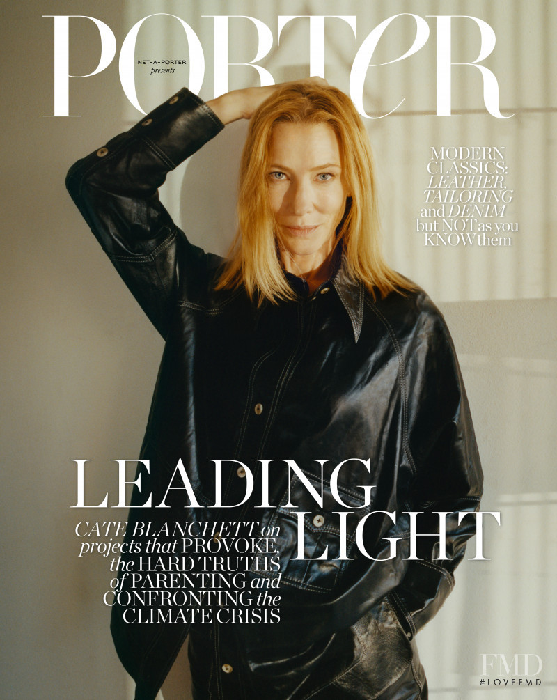 Cate Blanchett featured on the Porter cover from November 2021