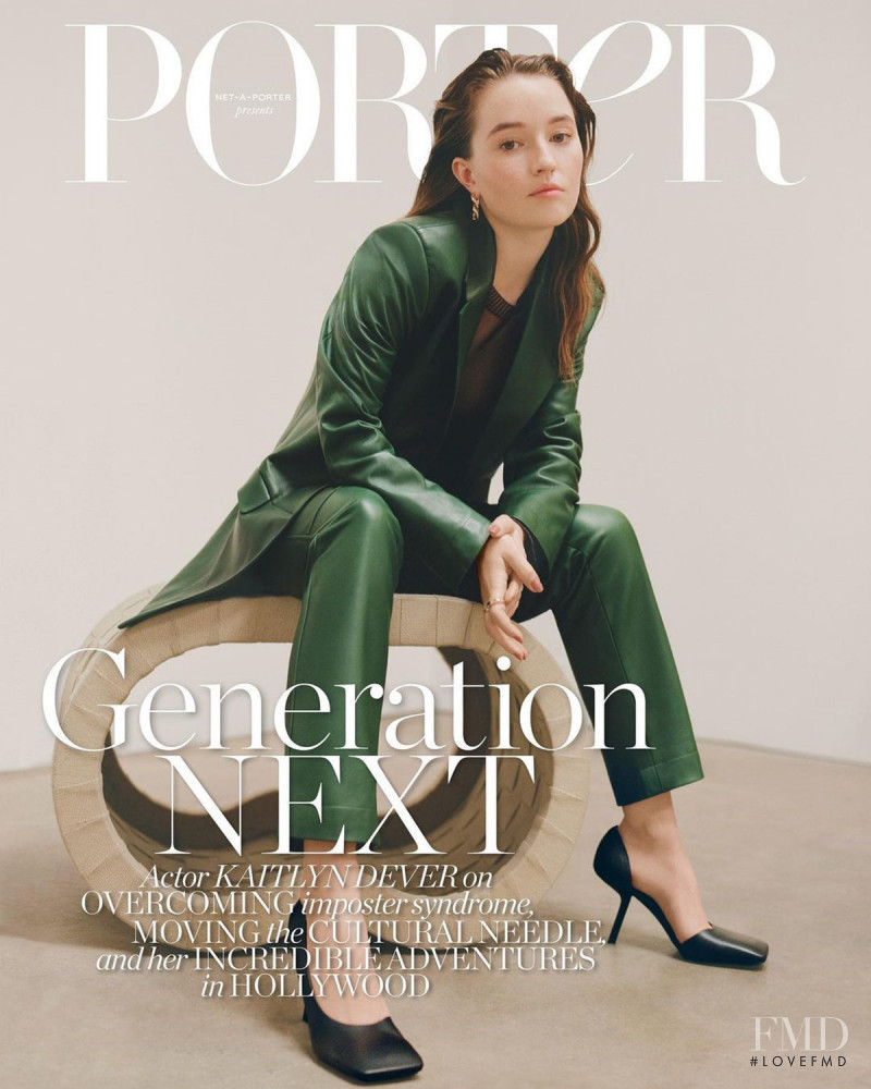 Kaitlyn Dever featured on the Porter cover from September 2021
