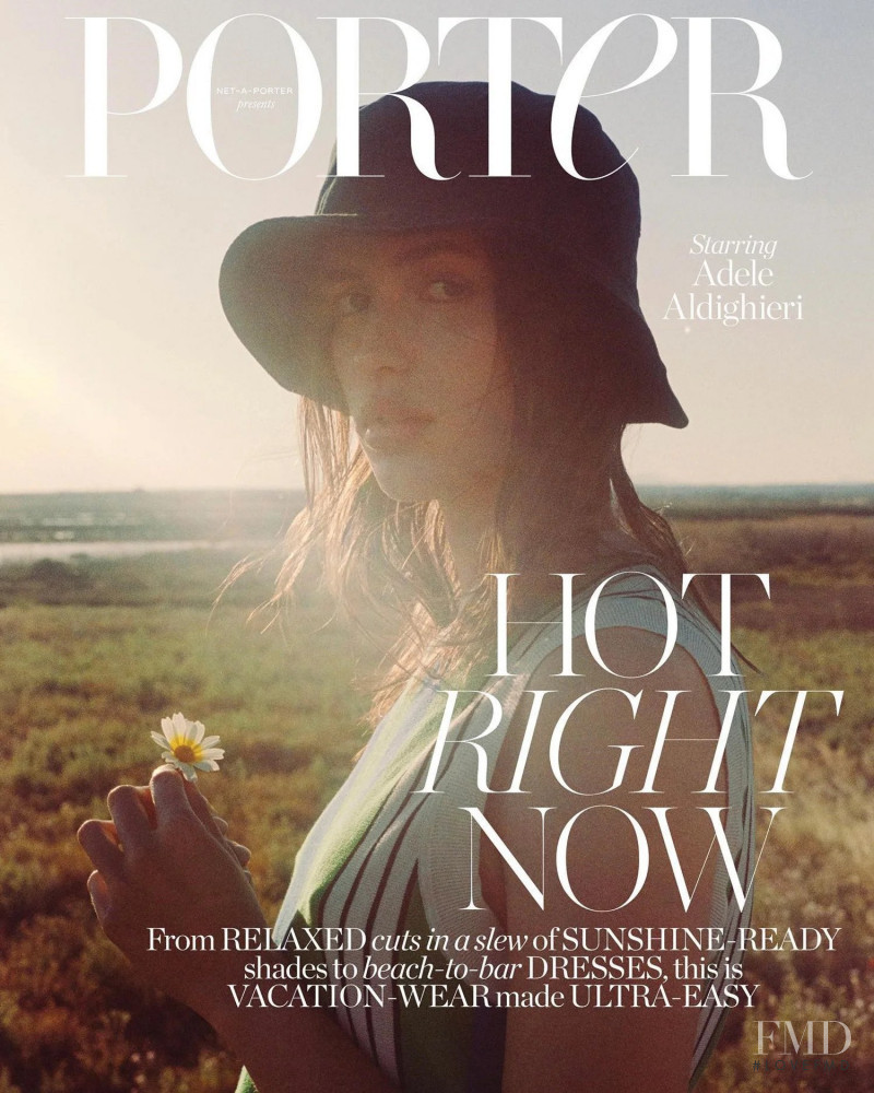 Adele Aldighieri featured on the Porter cover from May 2022