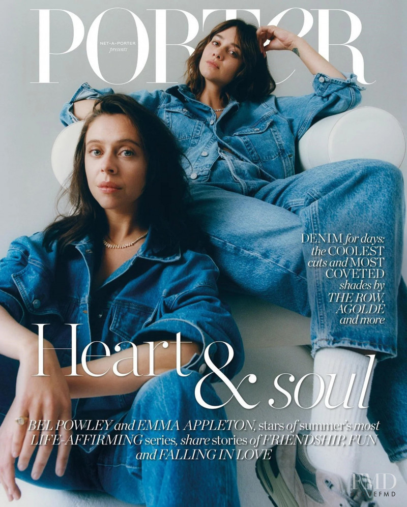 Bel Powley, Emma Appleton featured on the Porter cover from May 2022