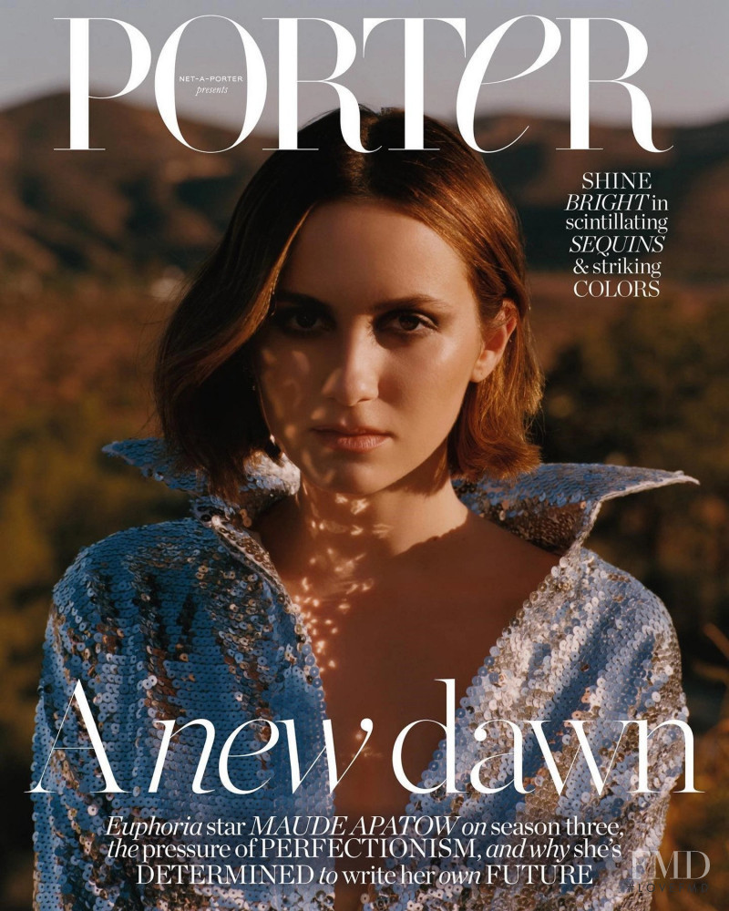 Maude Apatow featured on the Porter cover from September 2022