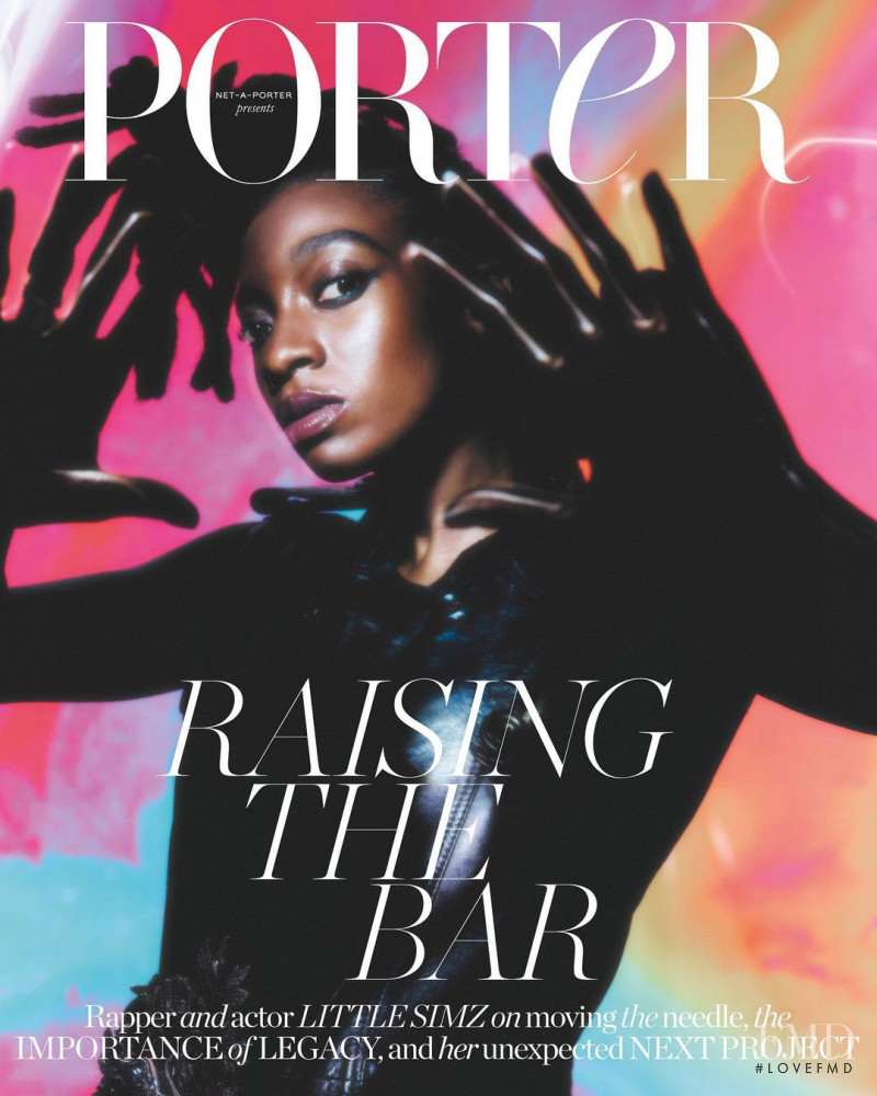 Little Simz featured on the Porter cover from September 2022