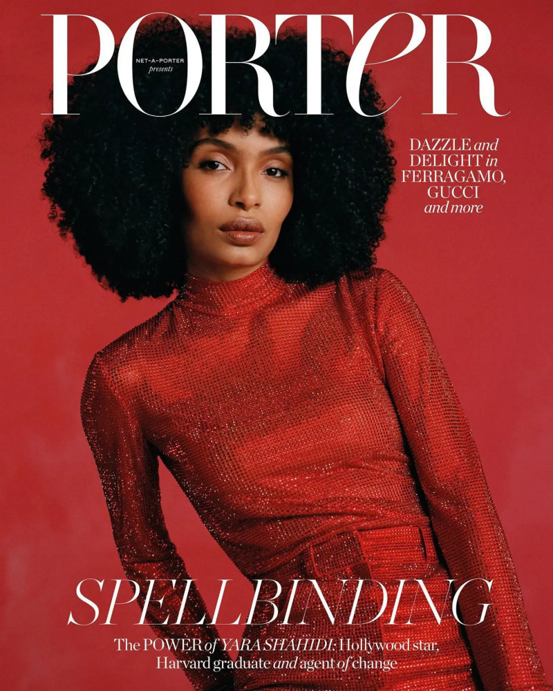 Yara Shahidi featured on the Porter cover from February 2023