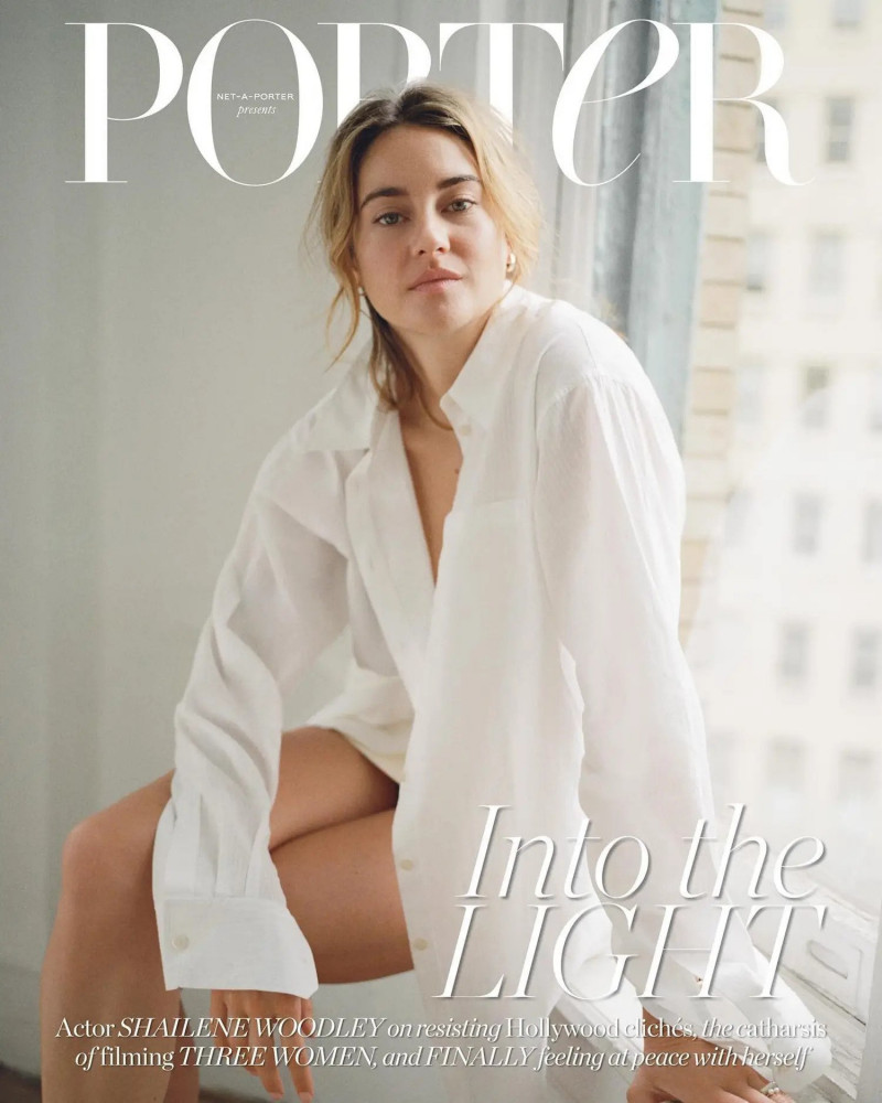 Shailene Woodley featured on the Porter cover from January 2023