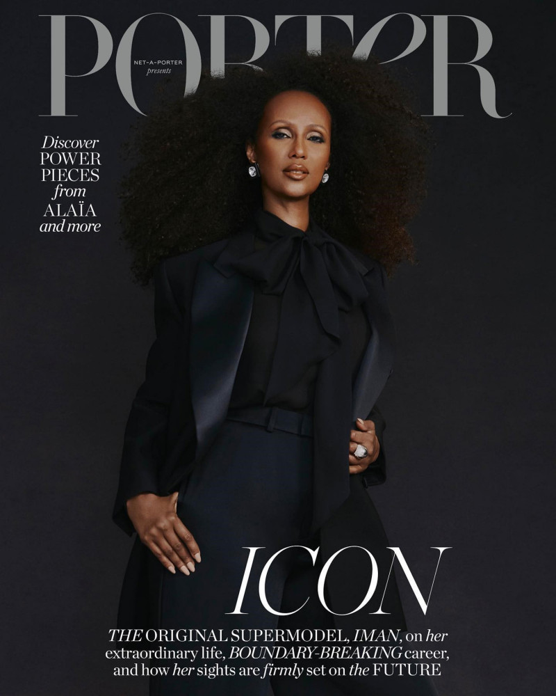 Iman Abdulmajid featured on the Porter cover from June 2023