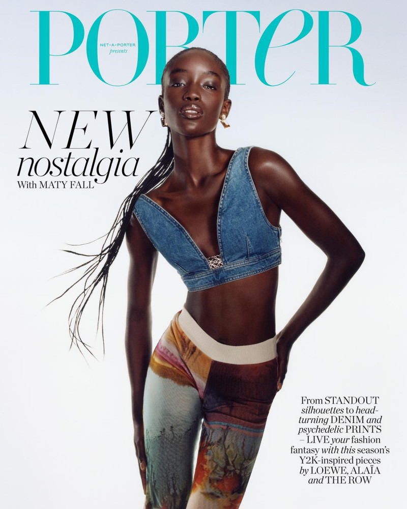 Maty Fall Diba featured on the Porter cover from June 2023