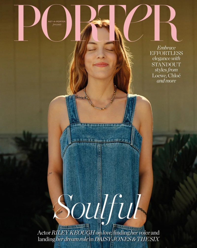 Danielle Riley Keough featured on the Porter cover from March 2023