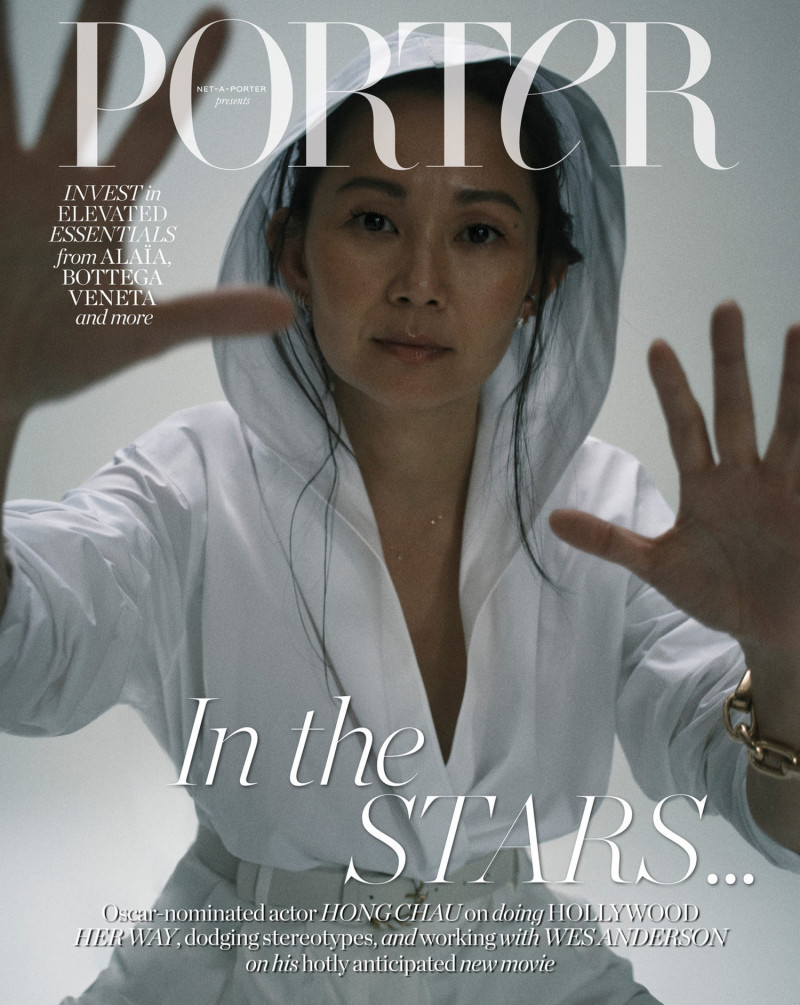 Hong Chau featured on the Porter cover from May 2023
