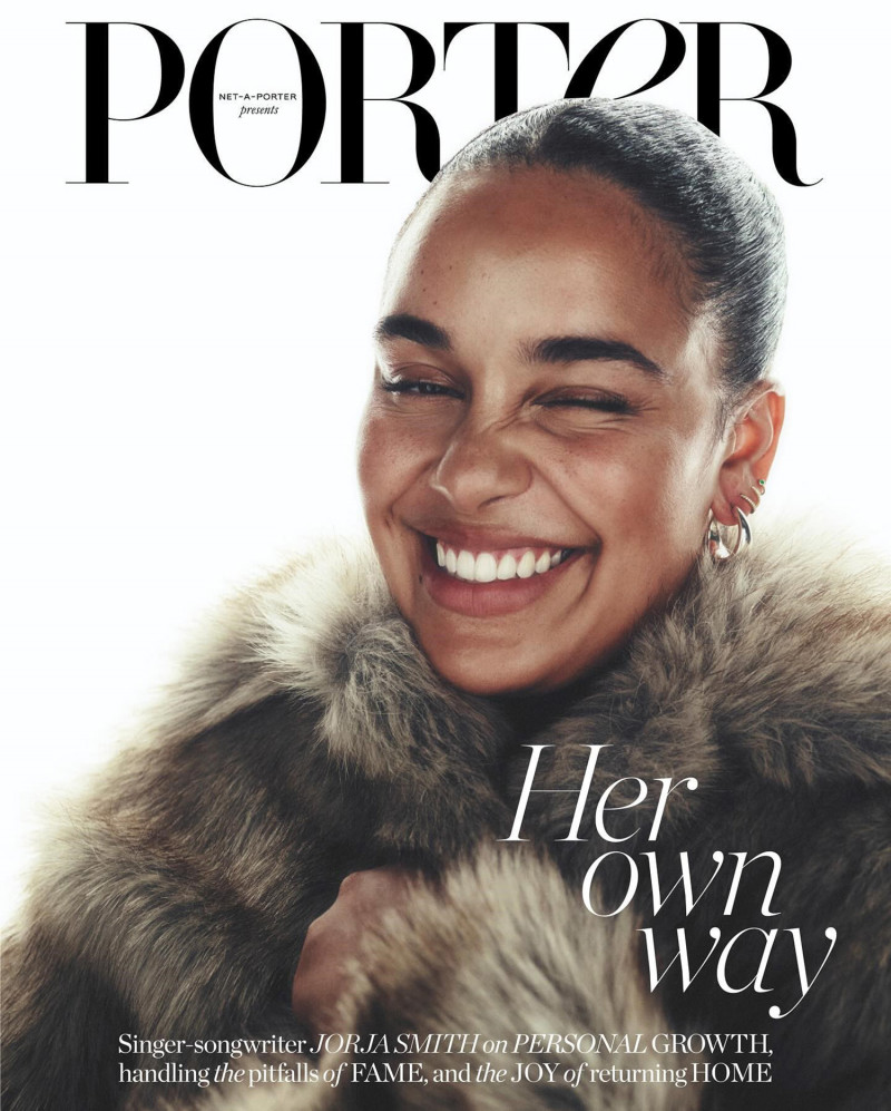 Jorja Smith featured on the Porter cover from October 2023