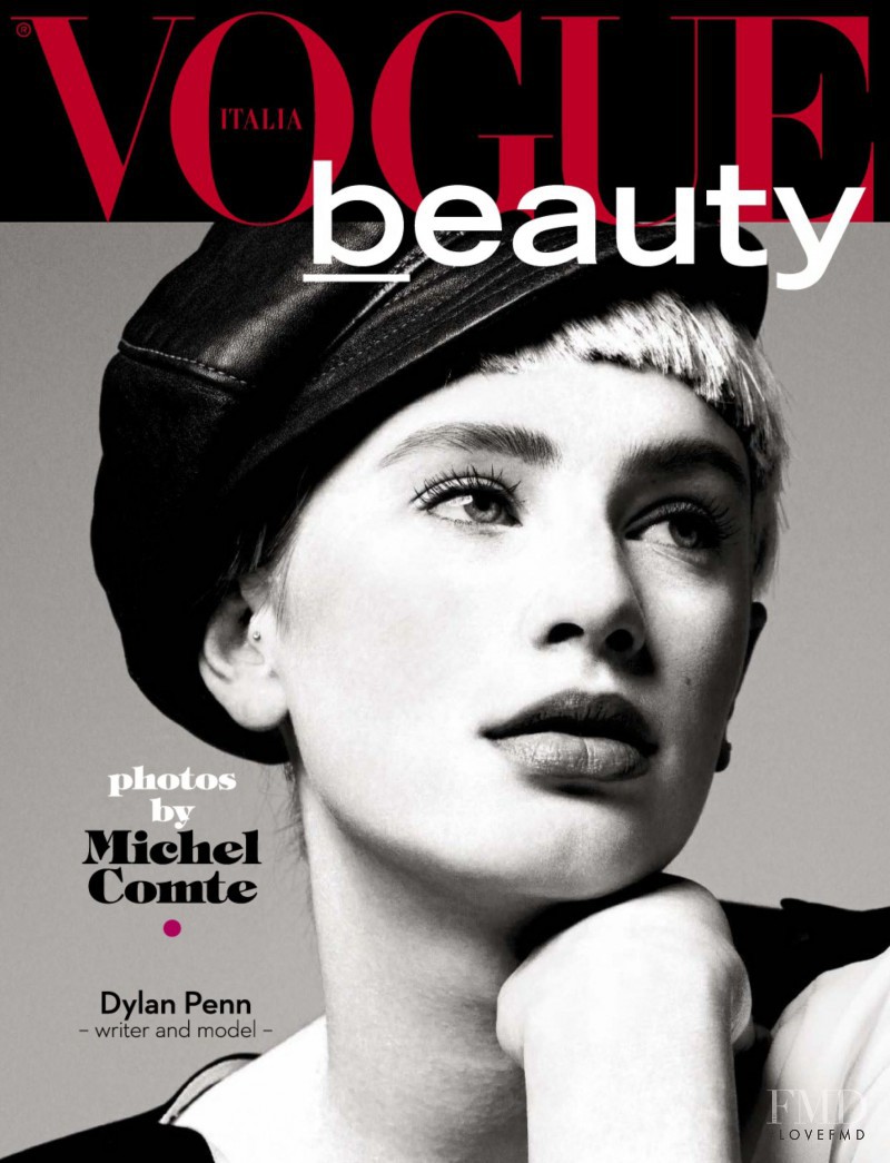 Dylan Penn featured on the Vogue Beauty Italy cover from January 2015