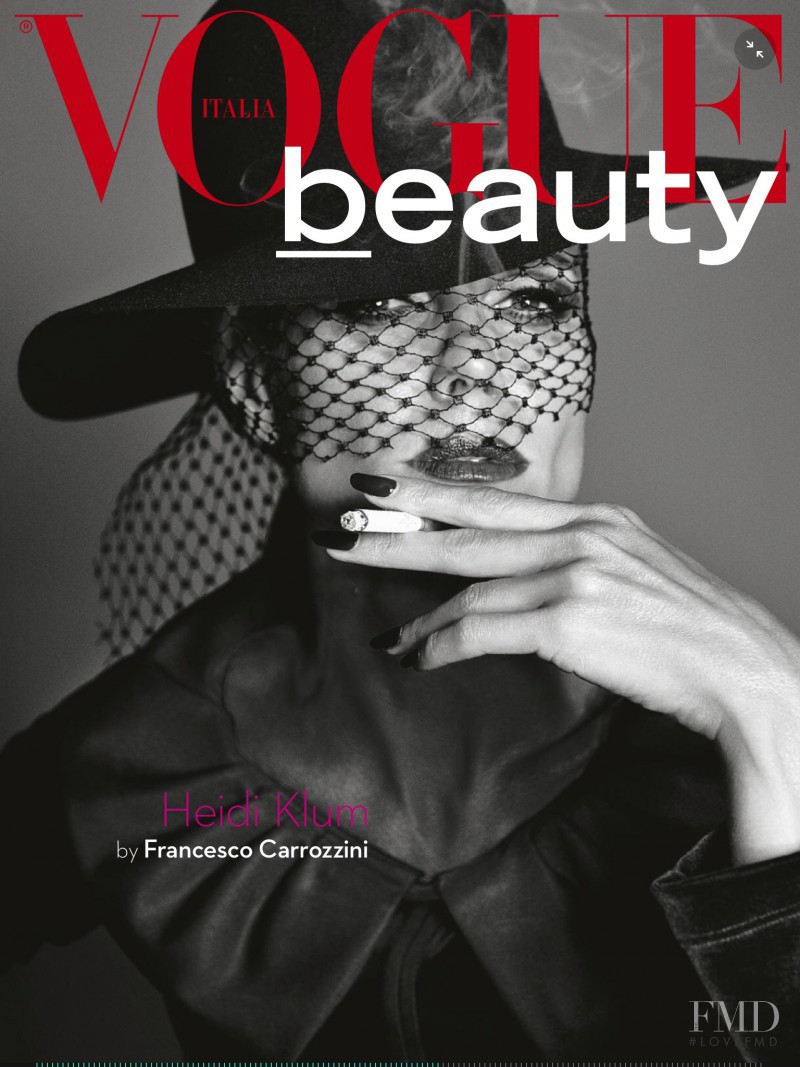 Cover of Vogue Beauty Italy with Heidi Klum, July 2015 (ID:34182