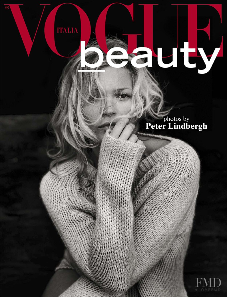 Kate Moss featured on the Vogue Beauty Italy cover from October 2016
