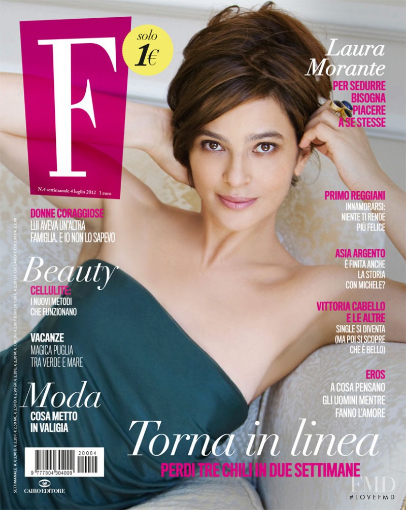 Laura Morante featured on the F cover from July 2012