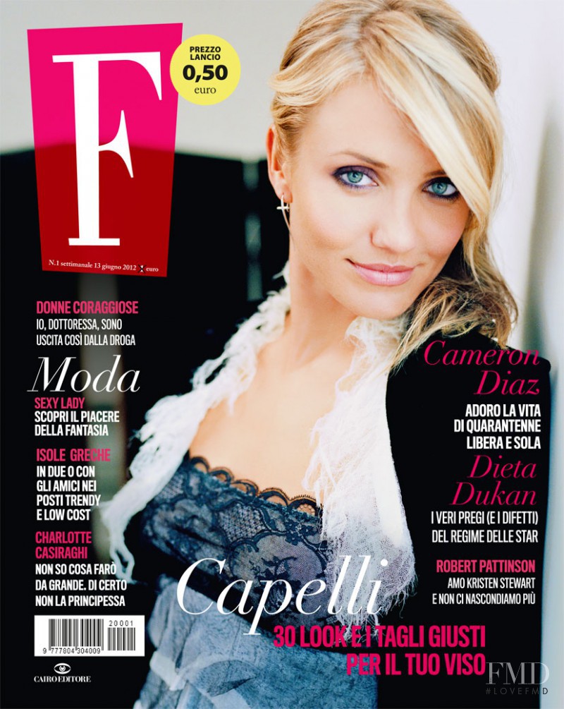 Cameron Diaz featured on the F cover from June 2012