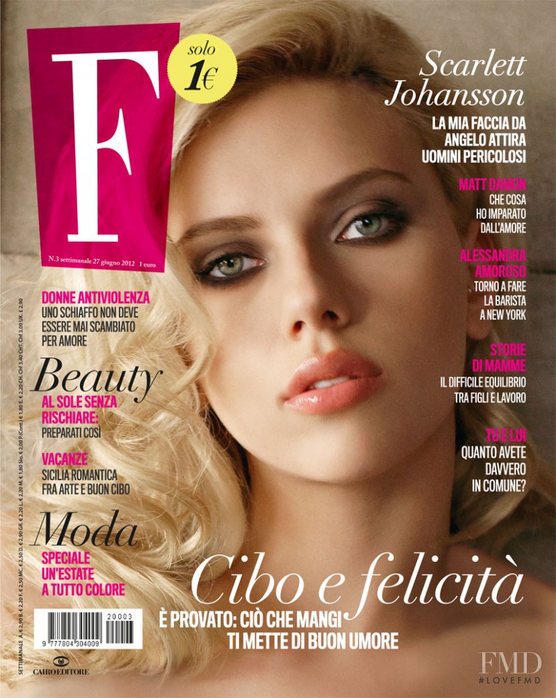 Scarlett Johansson
 featured on the F cover from June 2012