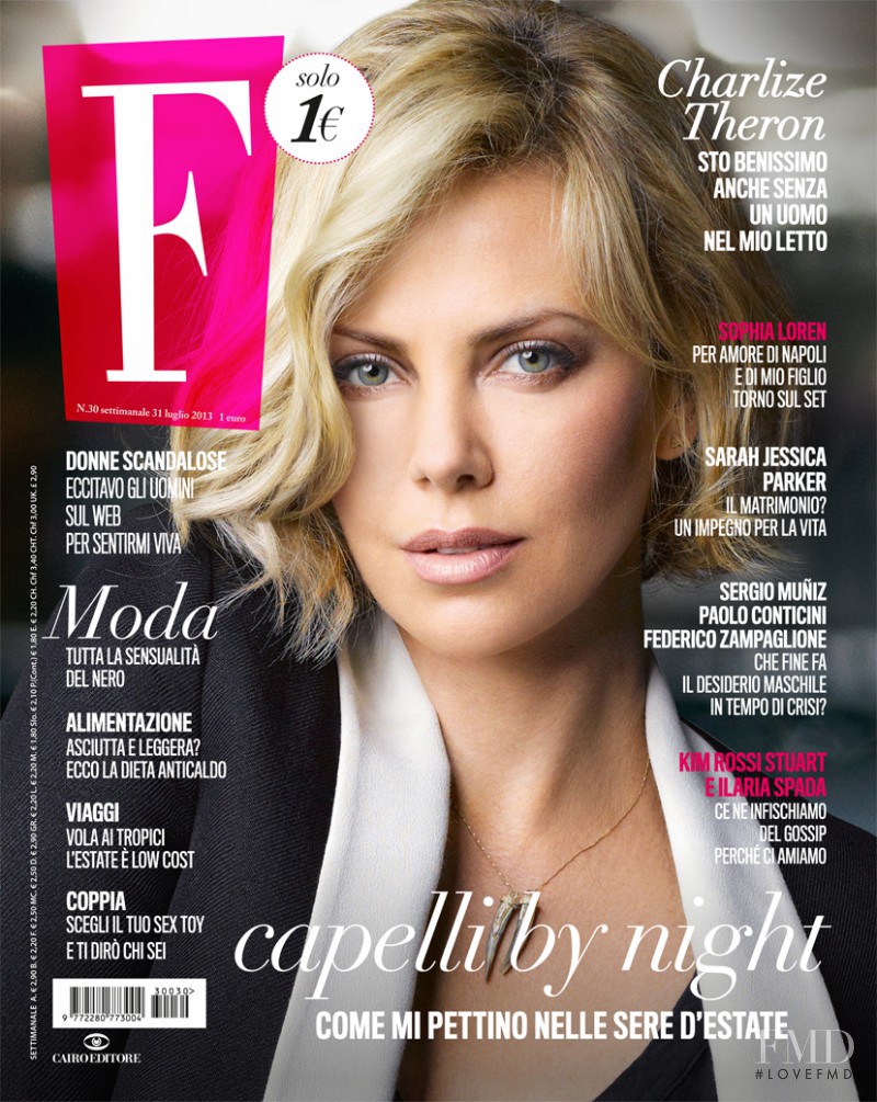 Charlize Theron
 featured on the F cover from July 2013