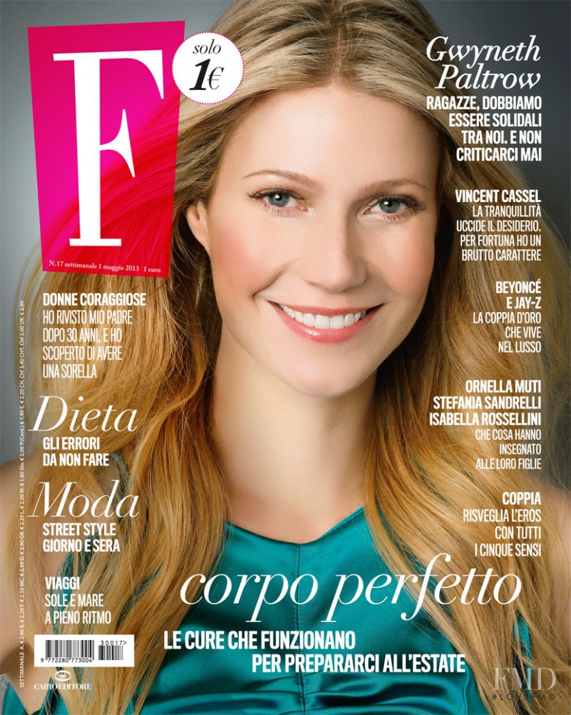 Gwyneth Paltrow featured on the F cover from May 2013