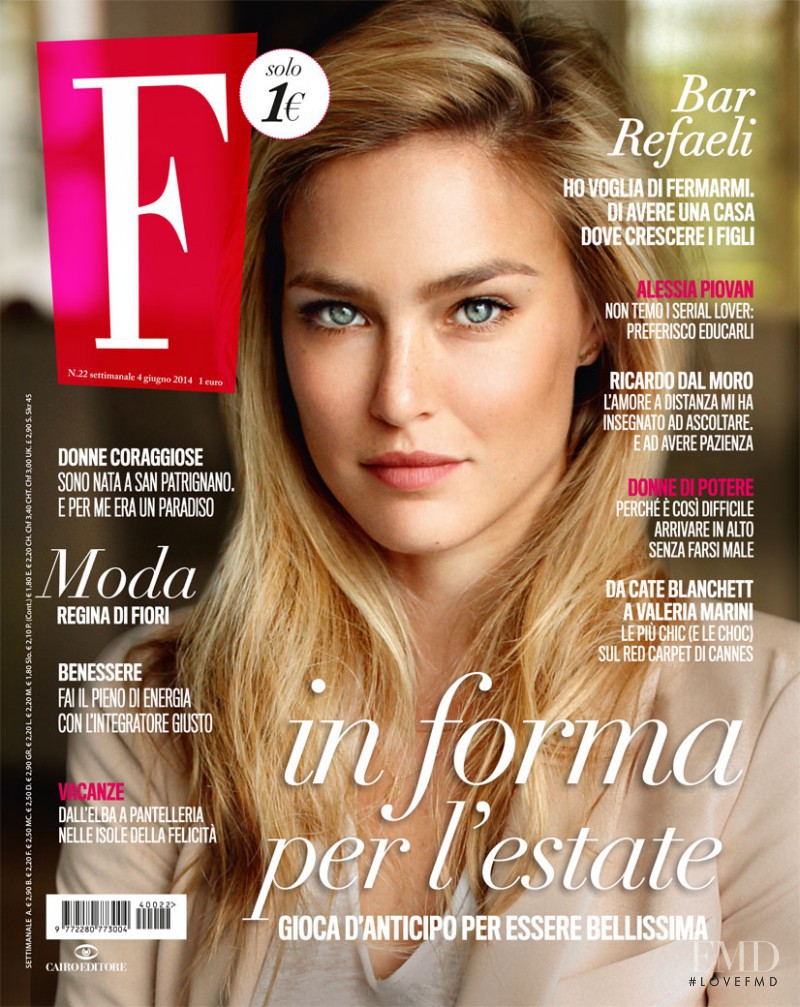 Bar Refaeli featured on the F cover from June 2014