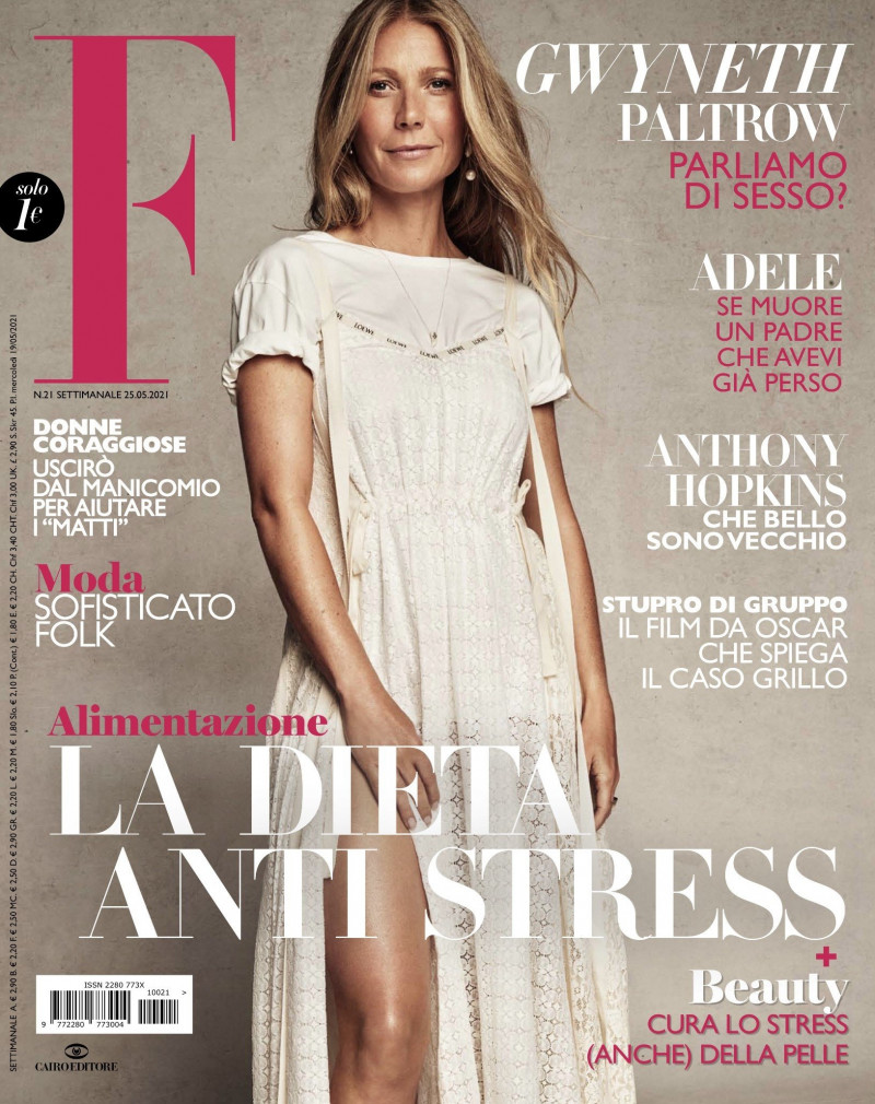 Gwyneth Paltrow featured on the F cover from May 2021
