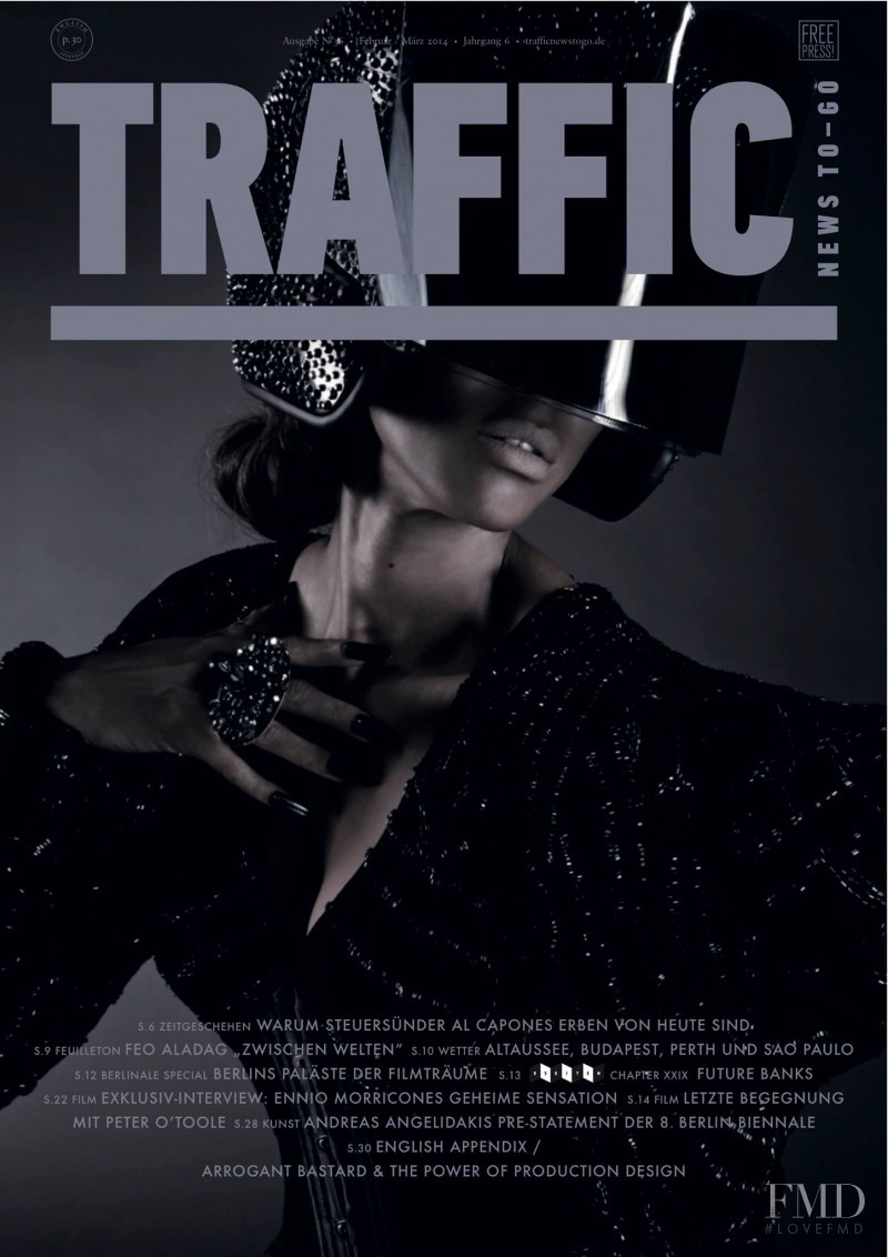 Tyra Banks featured on the Traffic News to-go cover from February 2014