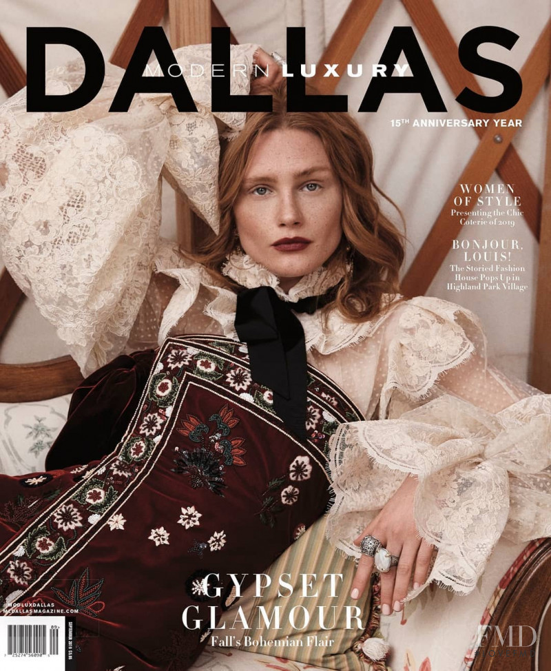 Loren Kemp featured on the Modern Luxury Dallas cover from September 2019