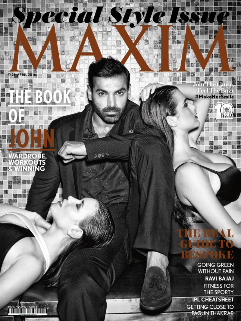  featured on the Maxim India cover from April 2016