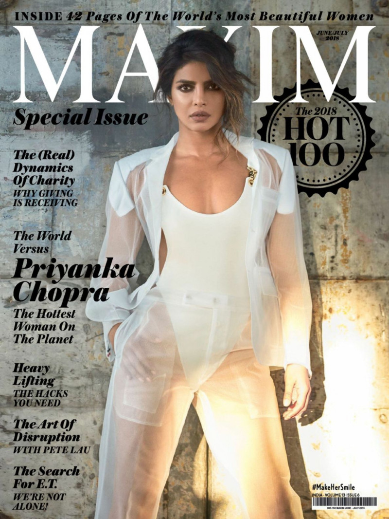 Priyanka Chopra featured on the Maxim India cover from June 2018