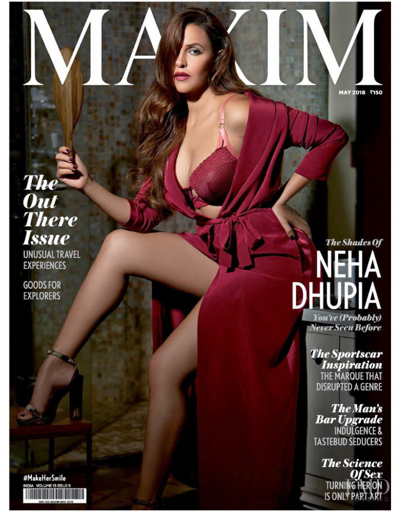  featured on the Maxim India cover from May 2018