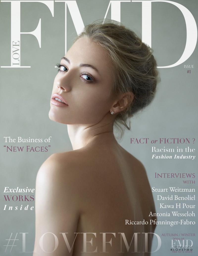 Klara Abelova featured on the loveFMD cover from October 2014