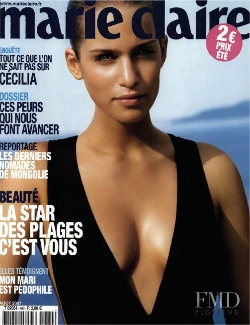  featured on the Marie Claire France cover from August 2007