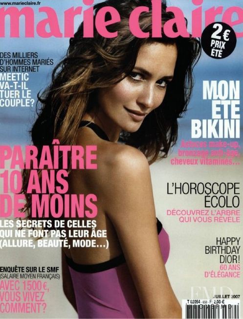  featured on the Marie Claire France cover from July 2007