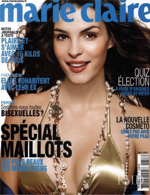 Bojana Panic featured on the Marie Claire France cover from May 2007