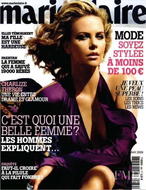  featured on the Marie Claire France cover from April 2009