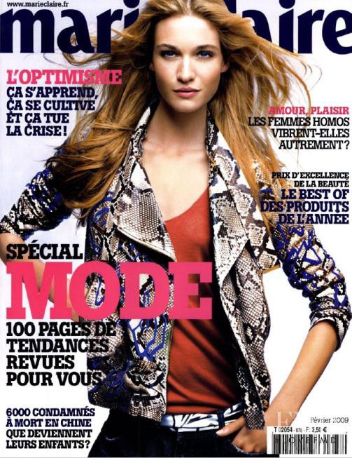  featured on the Marie Claire France cover from February 2009