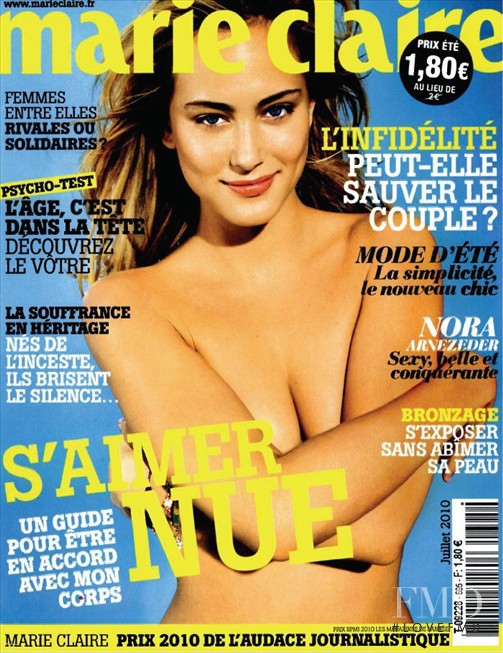  featured on the Marie Claire France cover from July 2010