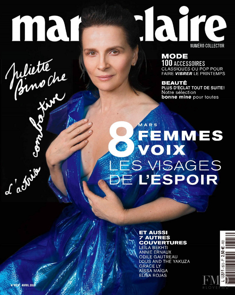  featured on the Marie Claire France cover from April 2021