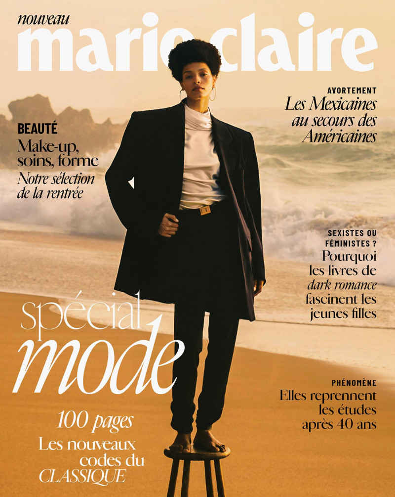 Laiza de Moura featured on the Marie Claire France cover from September 2023