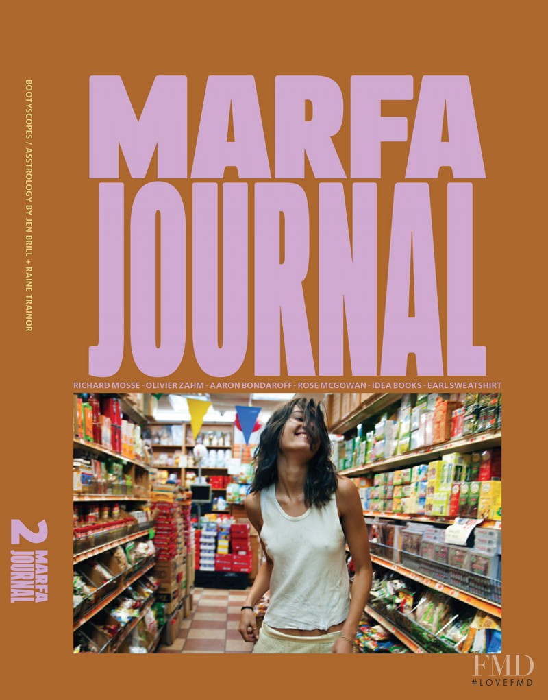 Monika Jagaciak featured on the Marfa Journal cover from June 2014