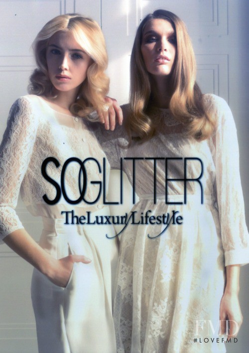 Irina Nikolaeva featured on the SoGlitter cover from June 2012
