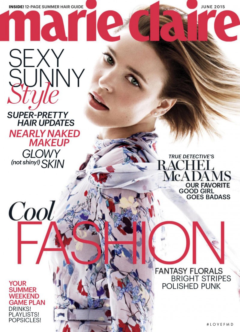 Rachel McAdams
 featured on the Marie Claire USA cover from June 2015