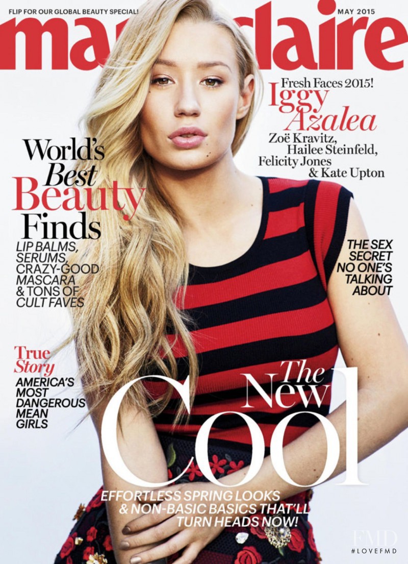  featured on the Marie Claire USA cover from May 2015