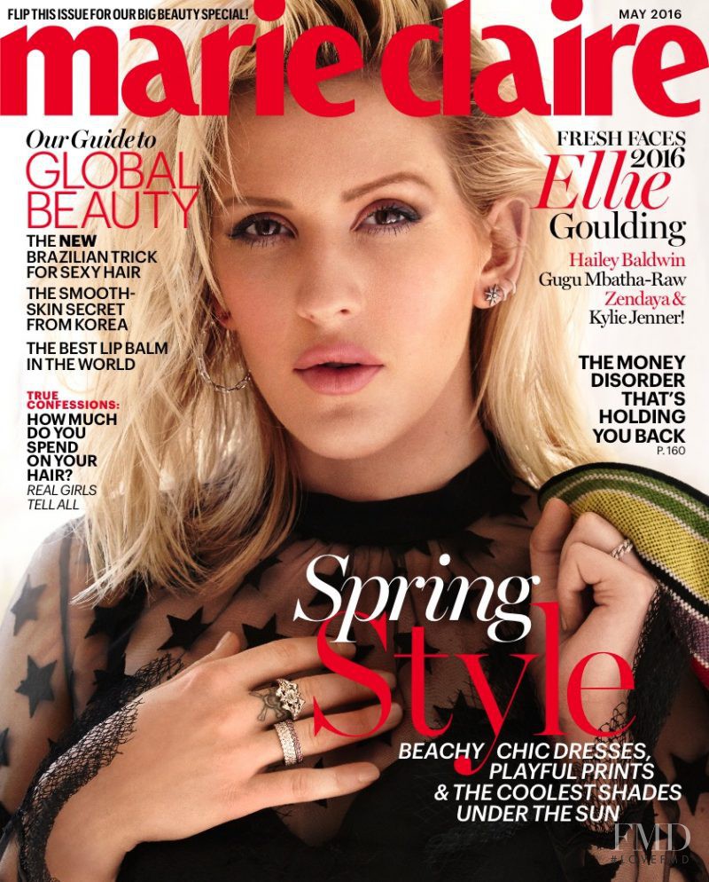  featured on the Marie Claire USA cover from May 2016