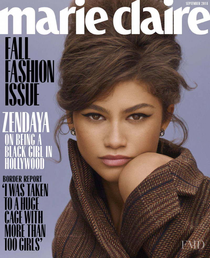  featured on the Marie Claire USA cover from September 2018