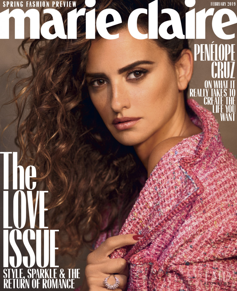  featured on the Marie Claire USA cover from February 2019