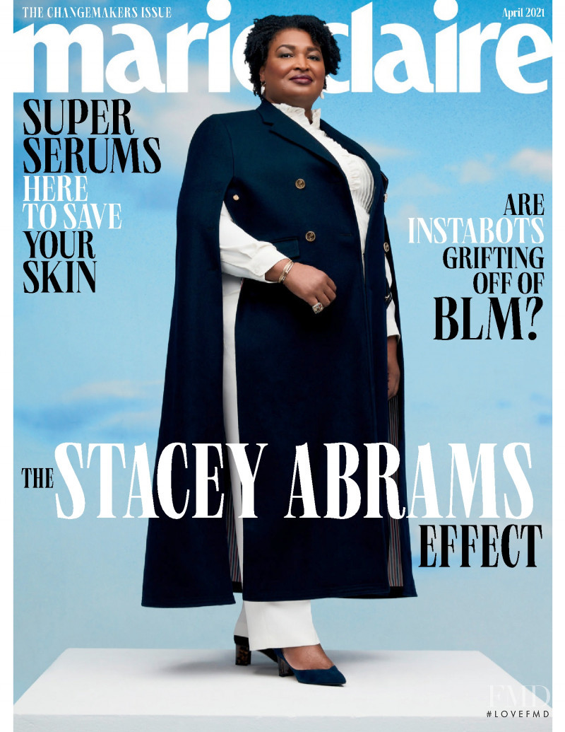  featured on the Marie Claire USA cover from April 2021