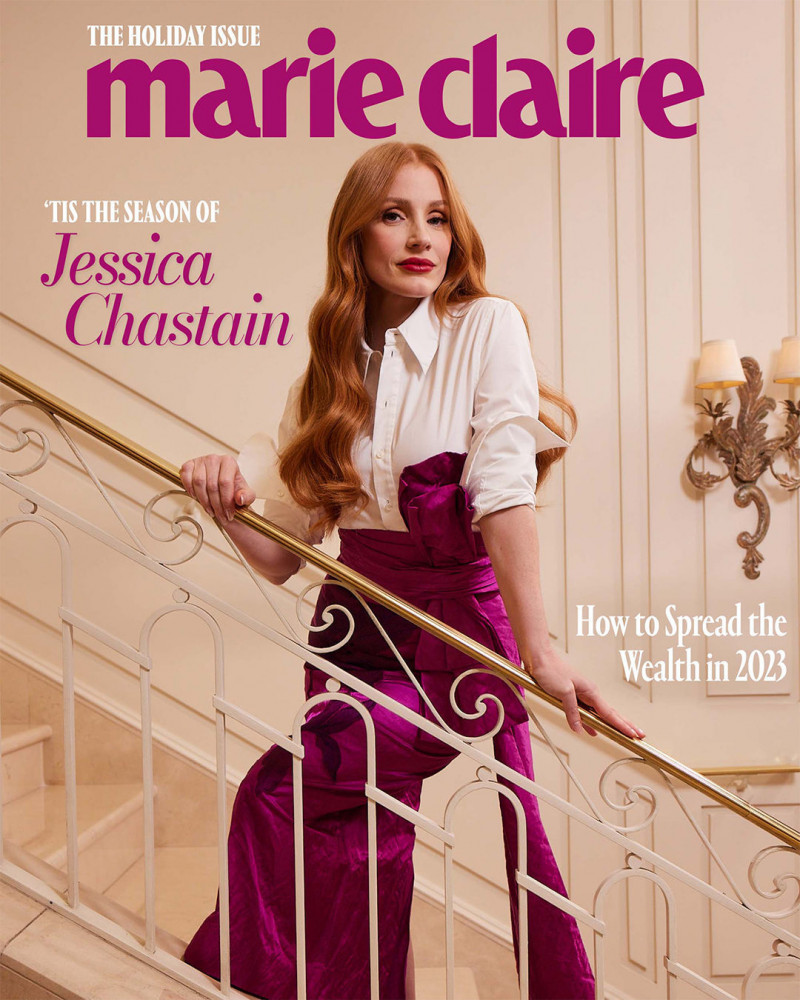 featured on the Marie Claire USA cover from December 2022