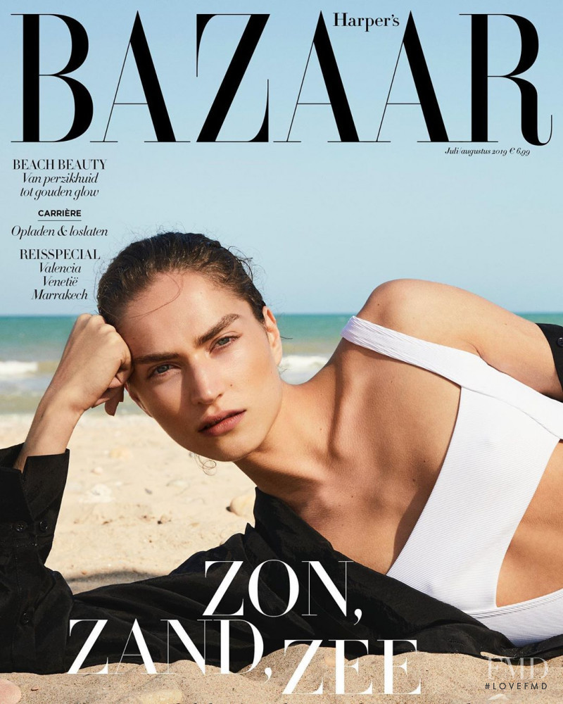 Valentine Bouquet featured on the Harper\'s Bazaar Netherlands cover from July 2019