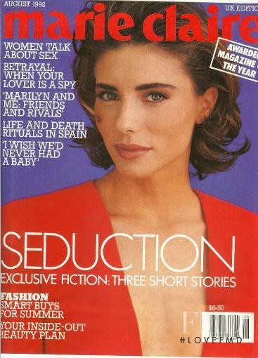 Jennifer Flavin featured on the Marie Claire UK cover from August 1992